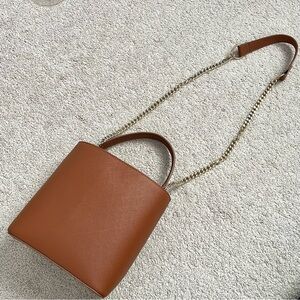 *FINAL SALE* Forever 21 Cognac Bucket Crossbody Bag